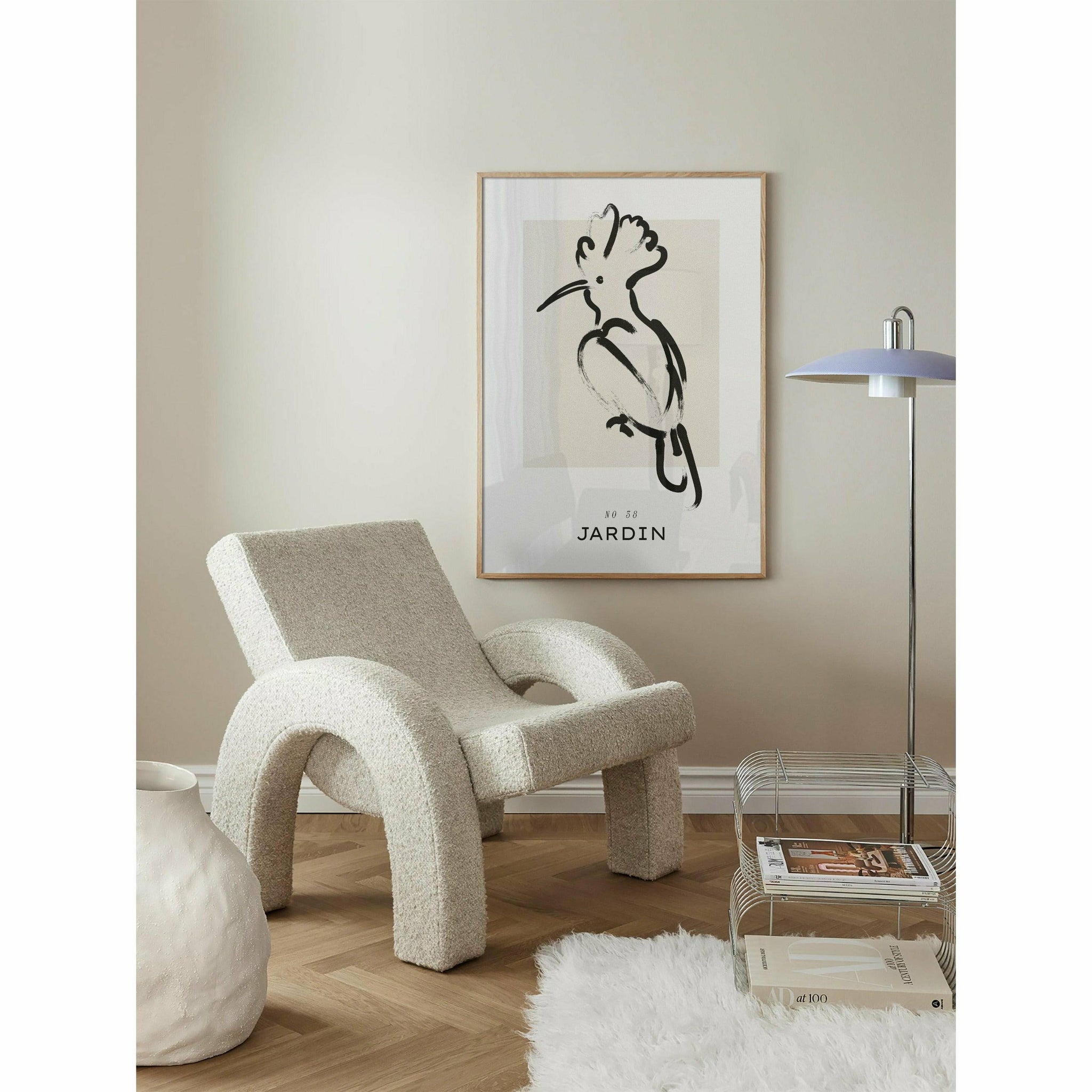 Bird Brushed Animal Poster