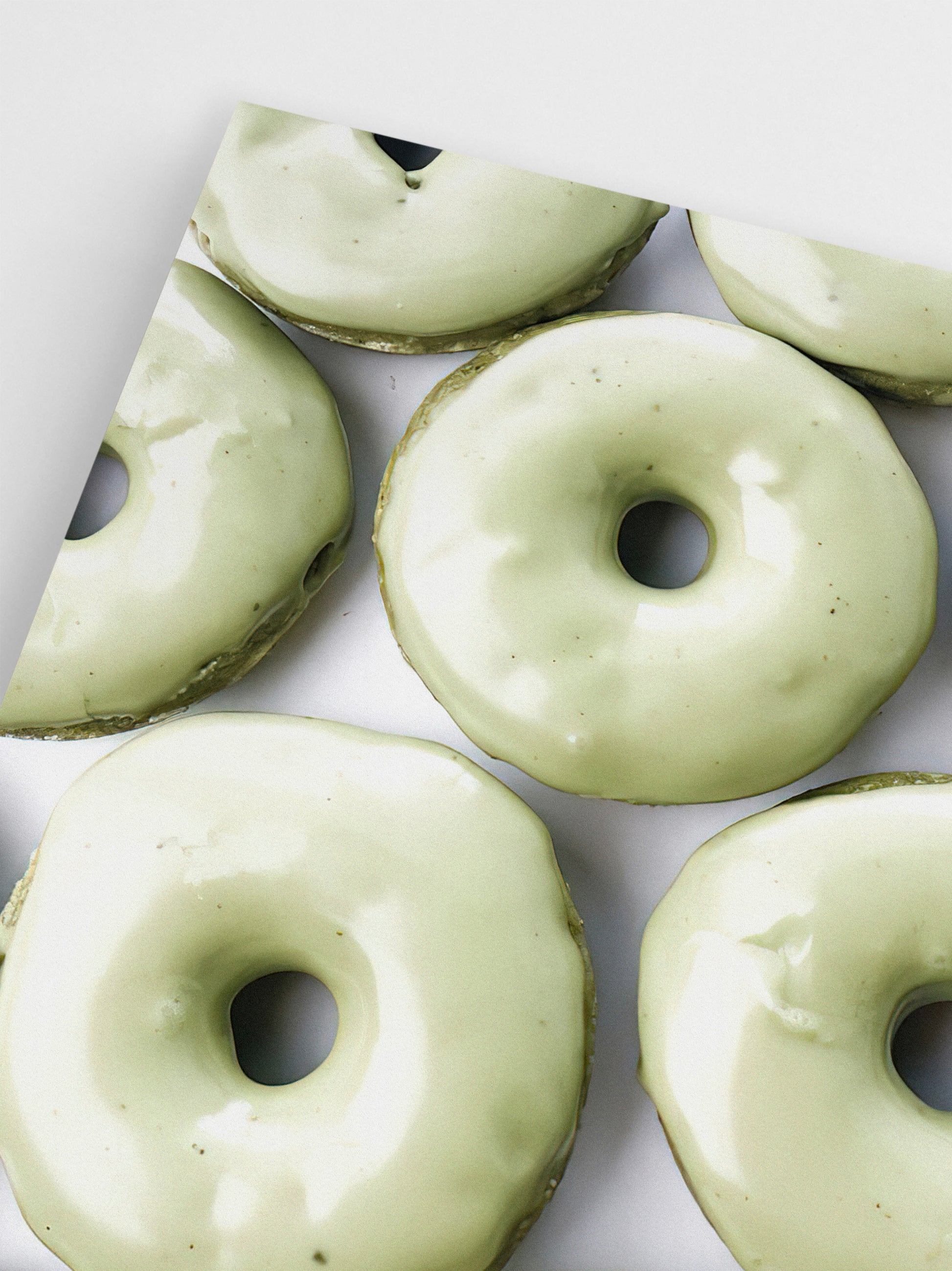 Pistachio Donuts wall art