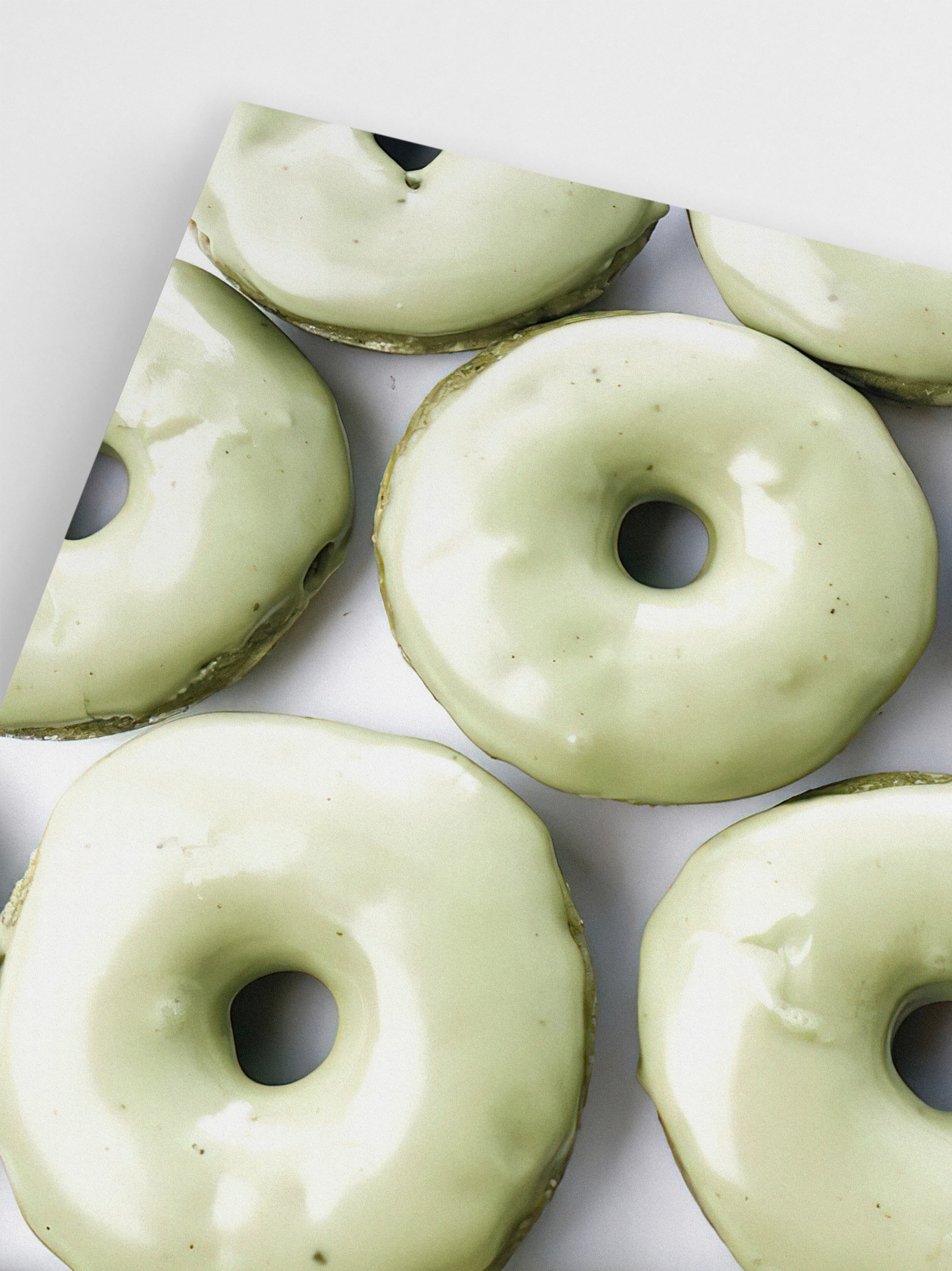 Pistachio Donuts wall art
