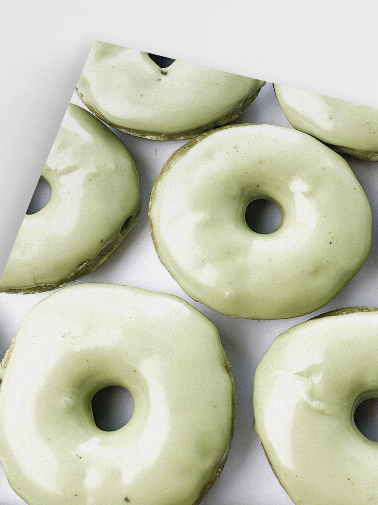 Pistachio Donuts wall art