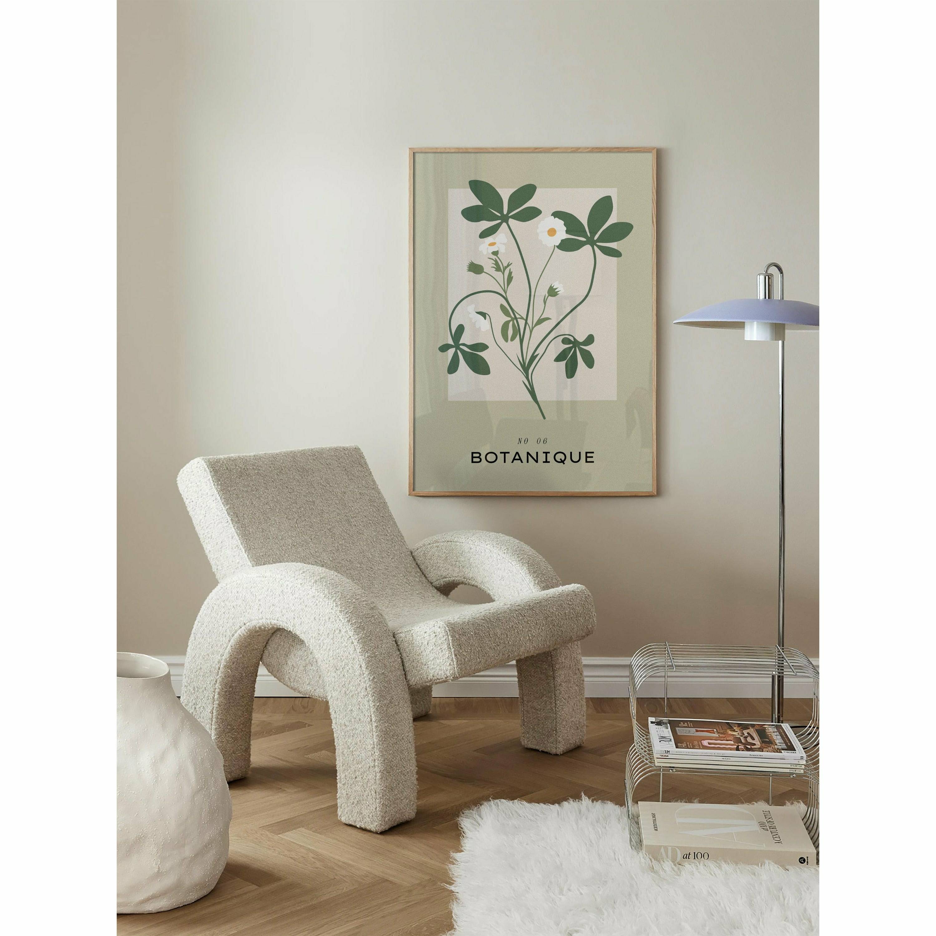 Green Botanique Bedroom Poster