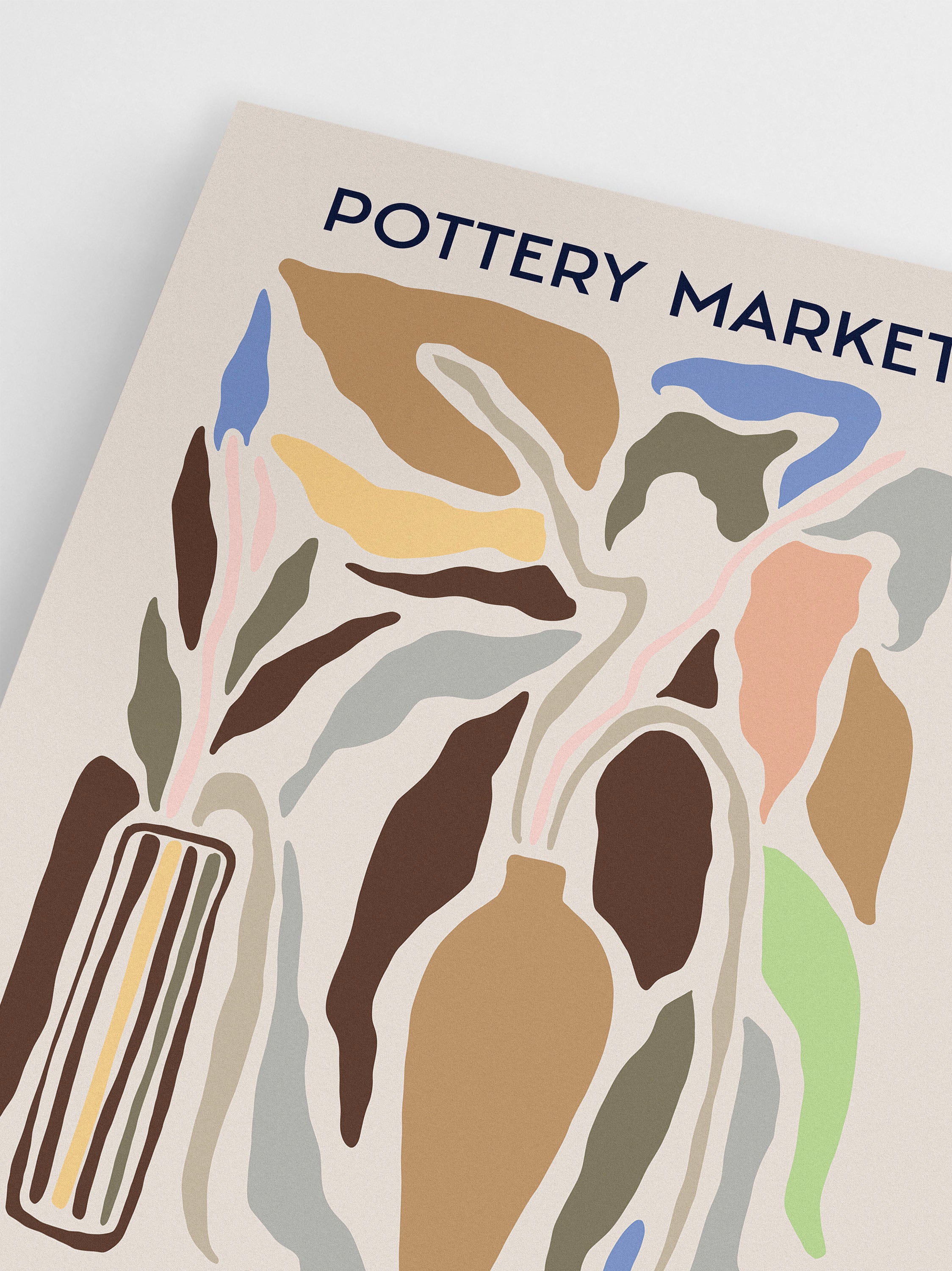 Instanbul Pottery Market Poster