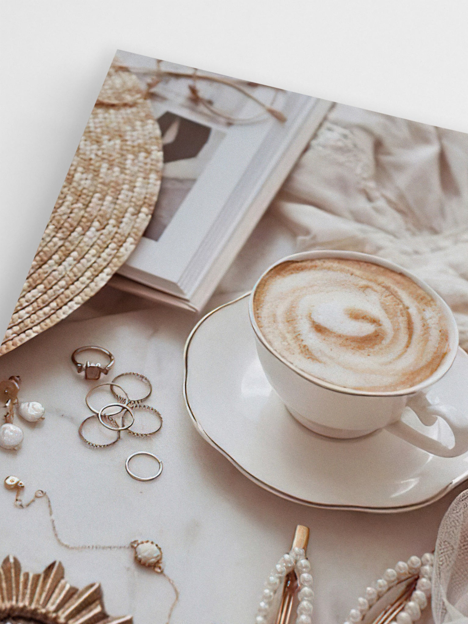 Cappuccino & Jewelry wall art