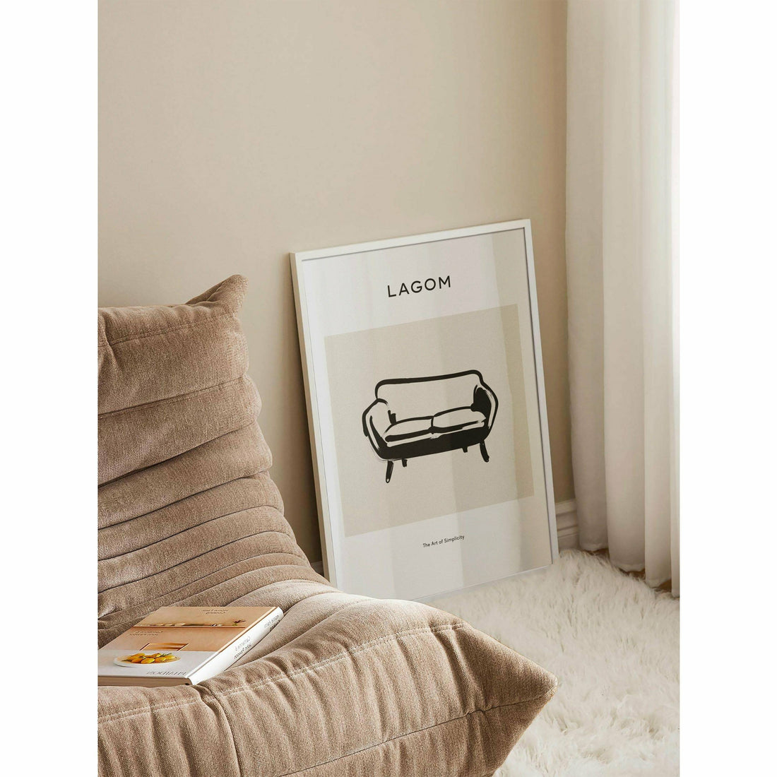 Brushed Sofa Wall Decor