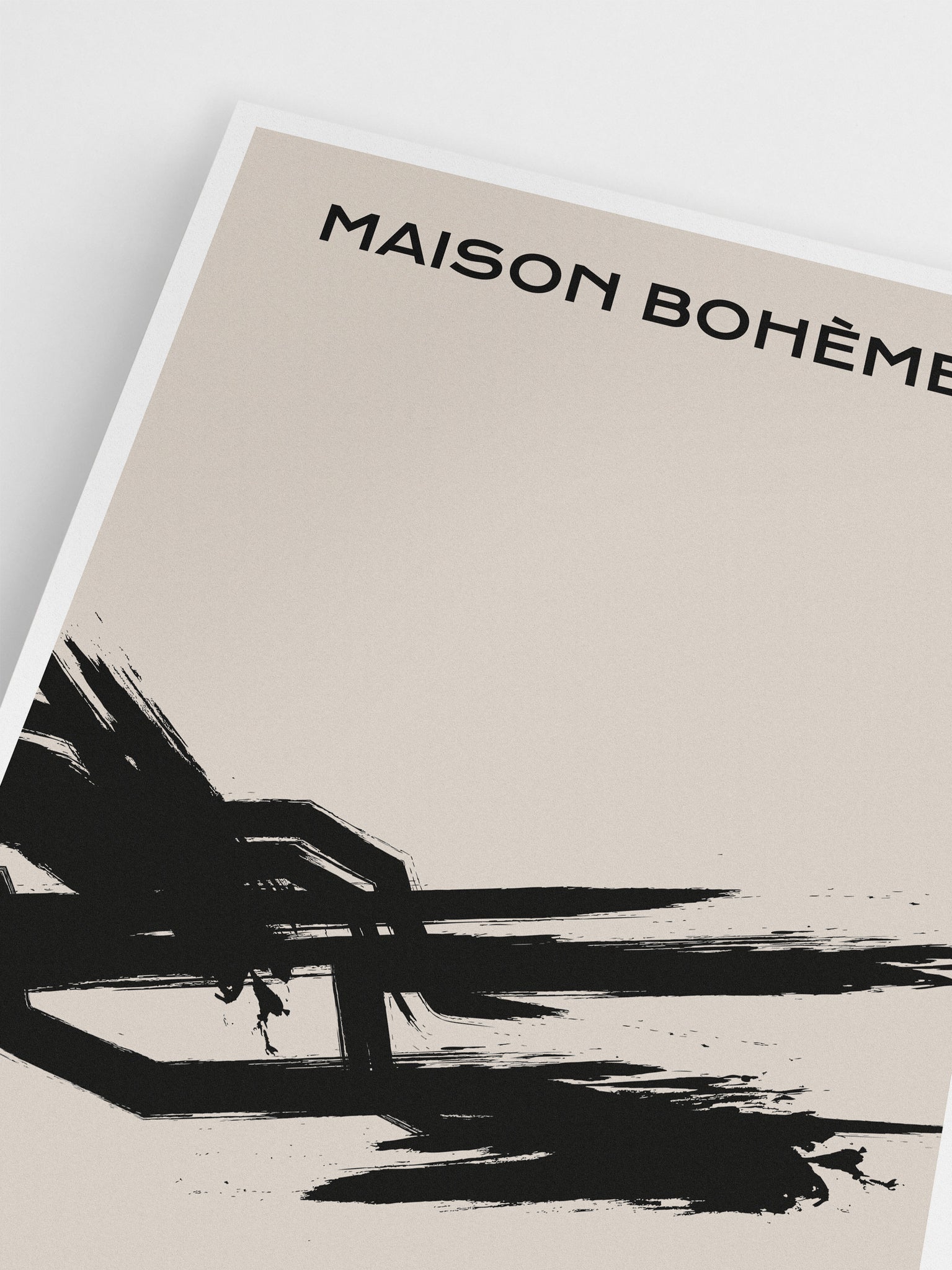 Neutral Abstract Poster