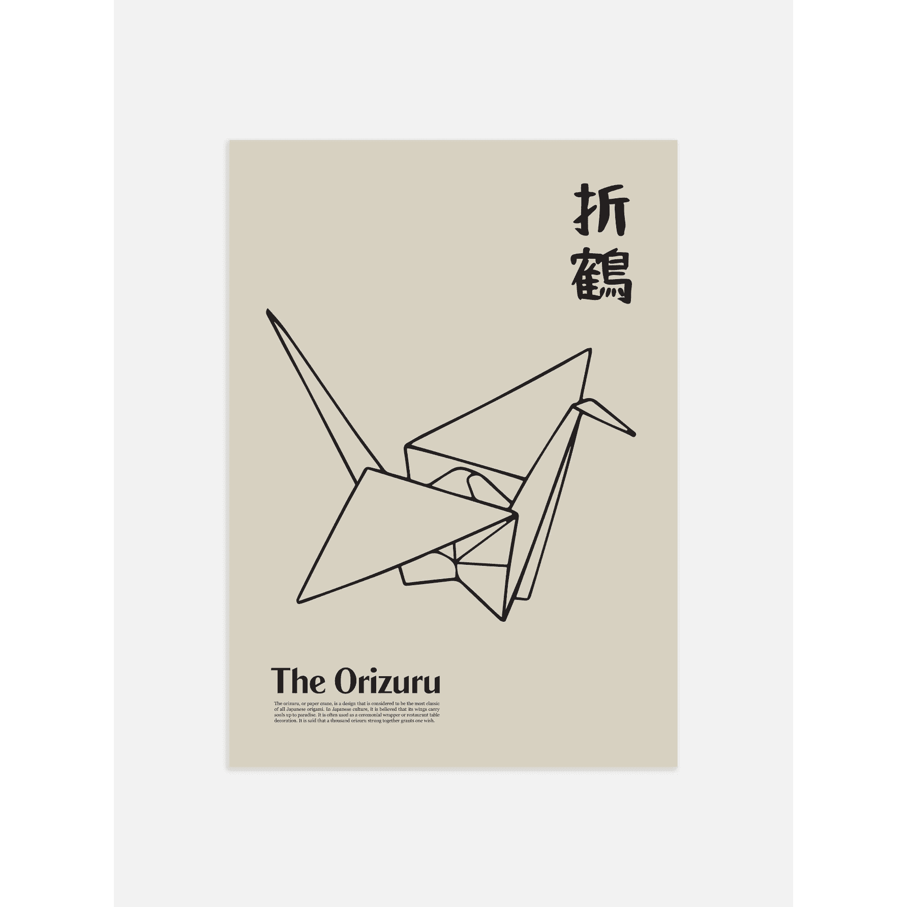 The Orizuru Poster
