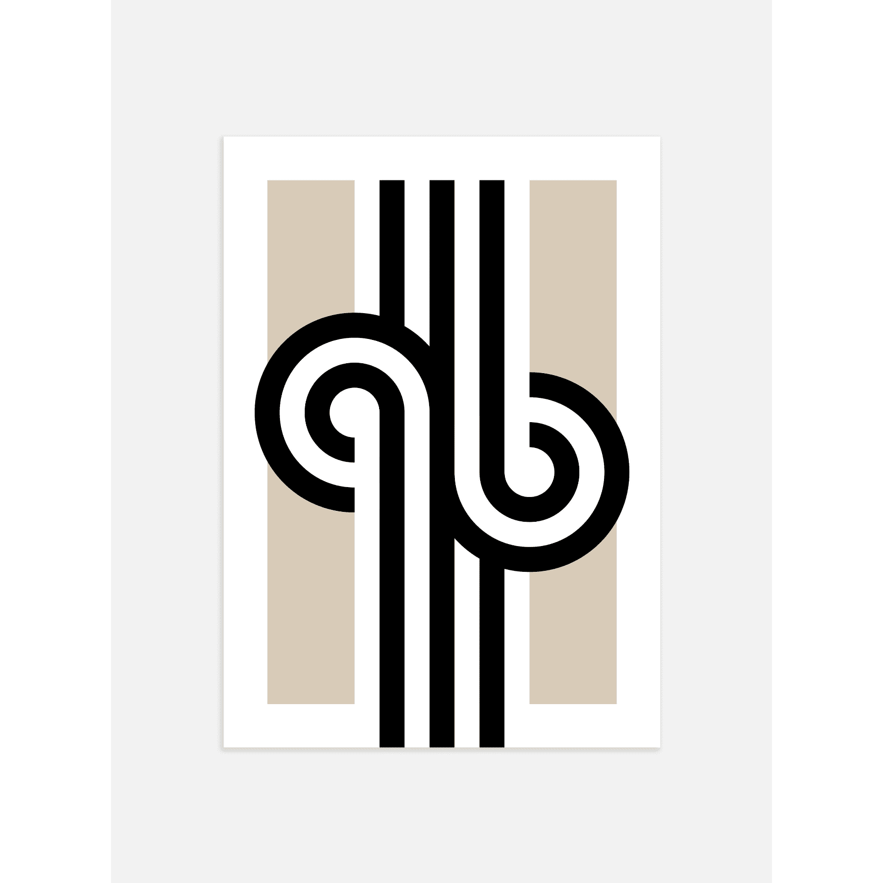 Graphic Swirl Poster
