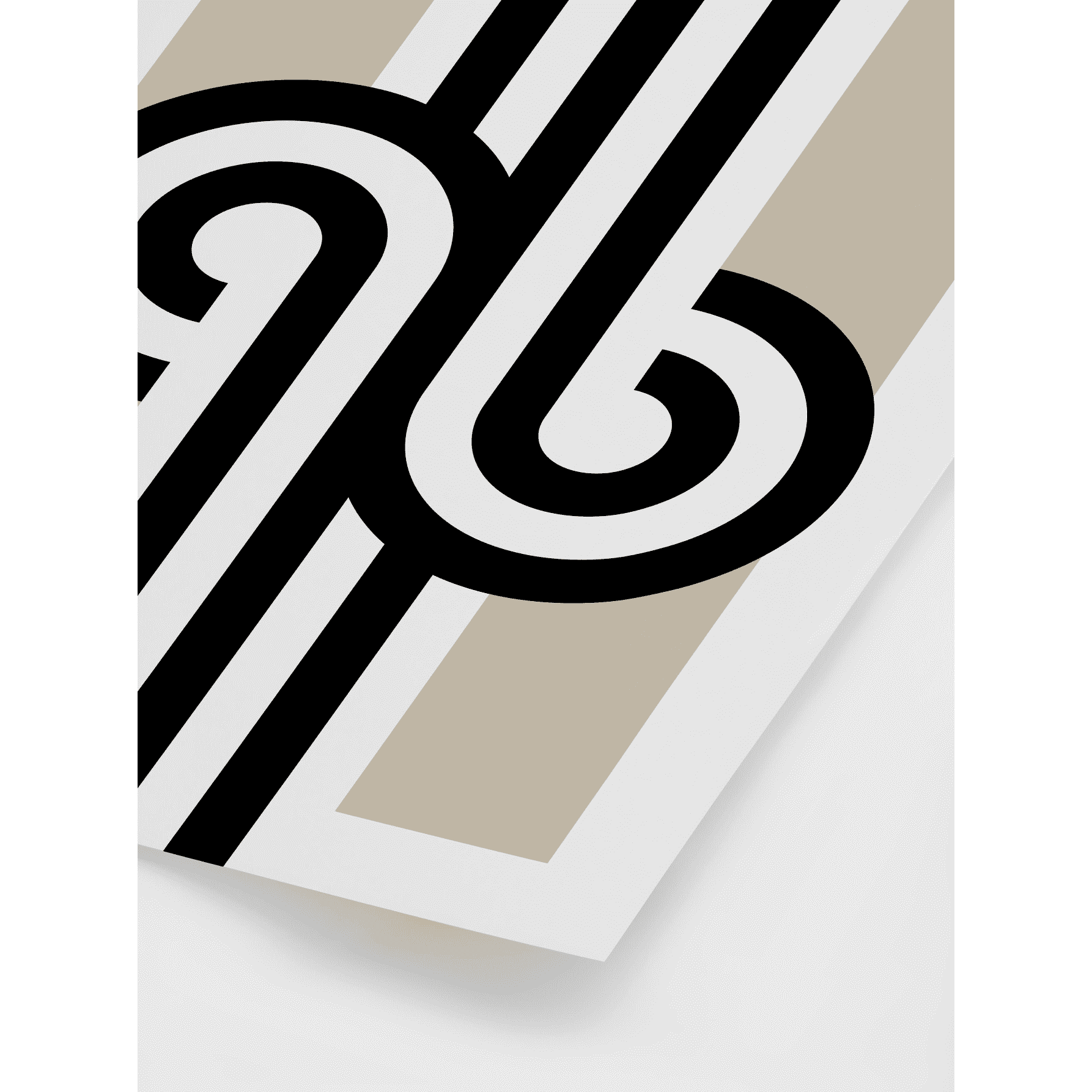 Graphic Swirl Poster