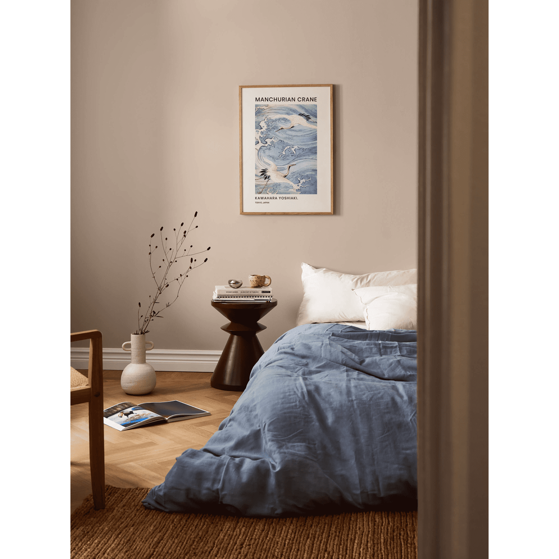 Japanese Cranes Poster