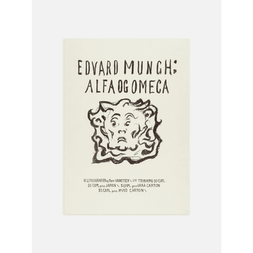 Alpha and Omega by Edvard Munch Poster
