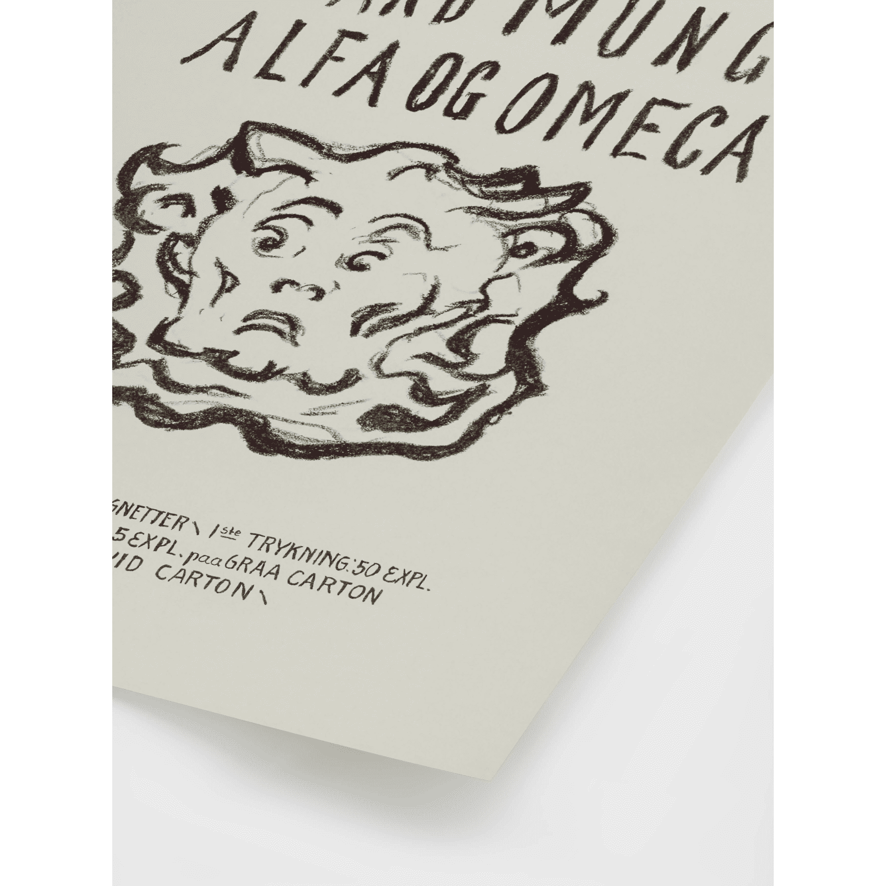 Alpha and Omega by Edvard Munch Poster