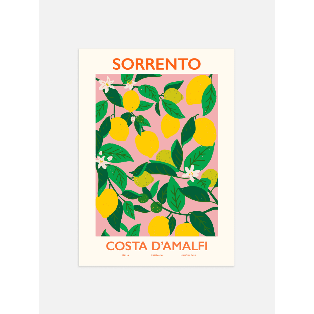 Sorrento Lemon Poster
