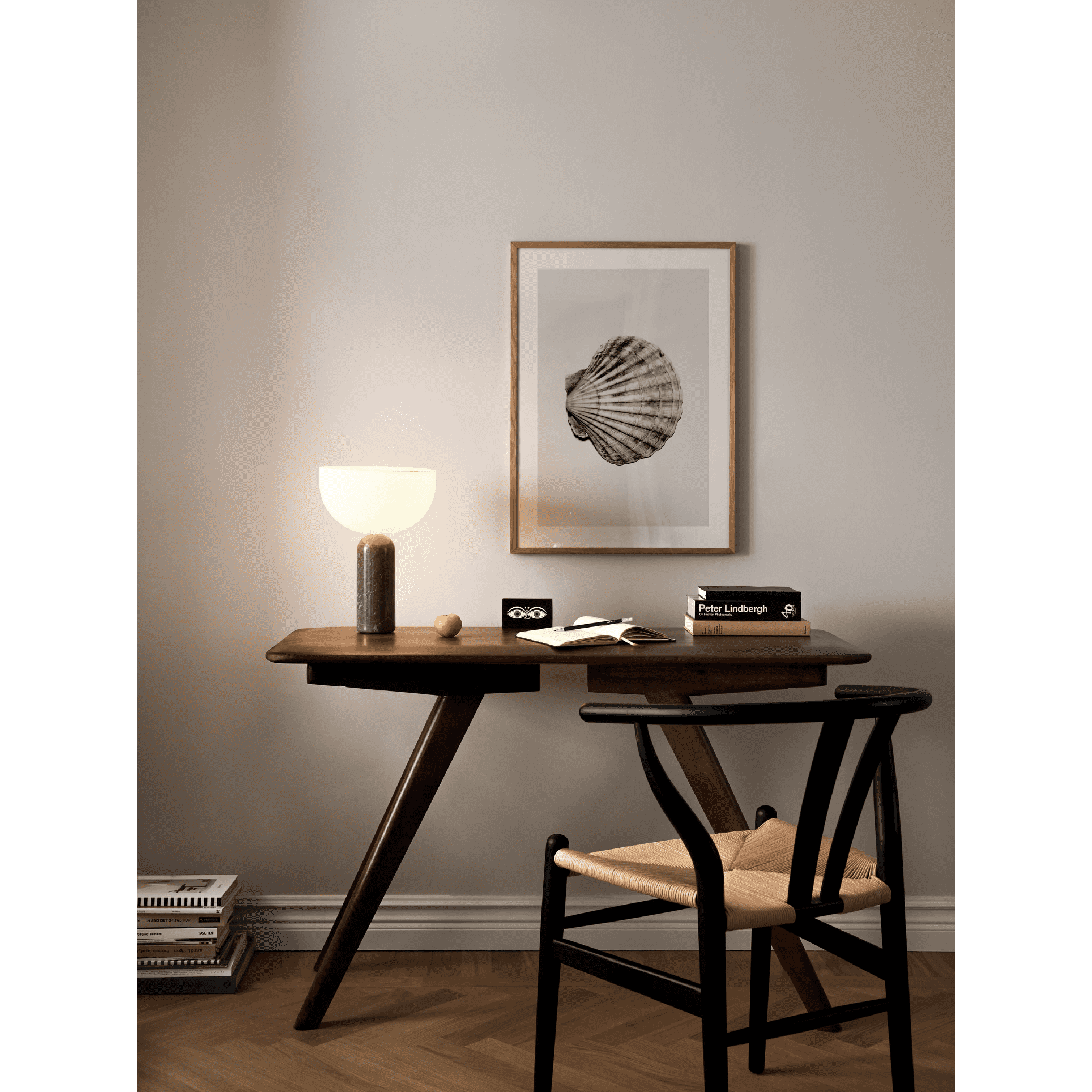 Beige Shell Digital Poster