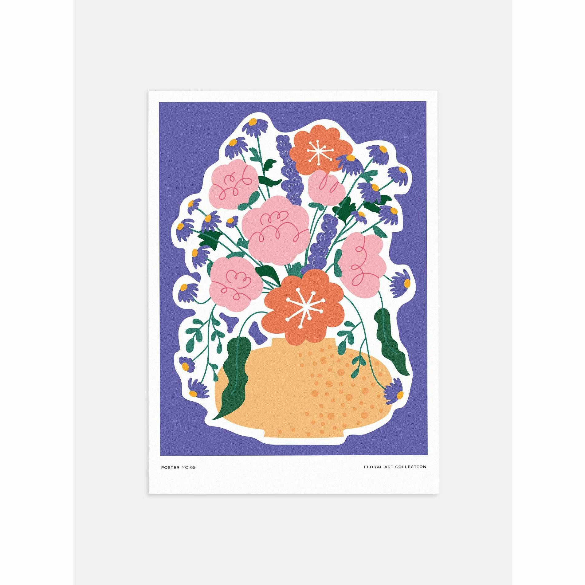 Gorgeous Floral Art Bedroom Print