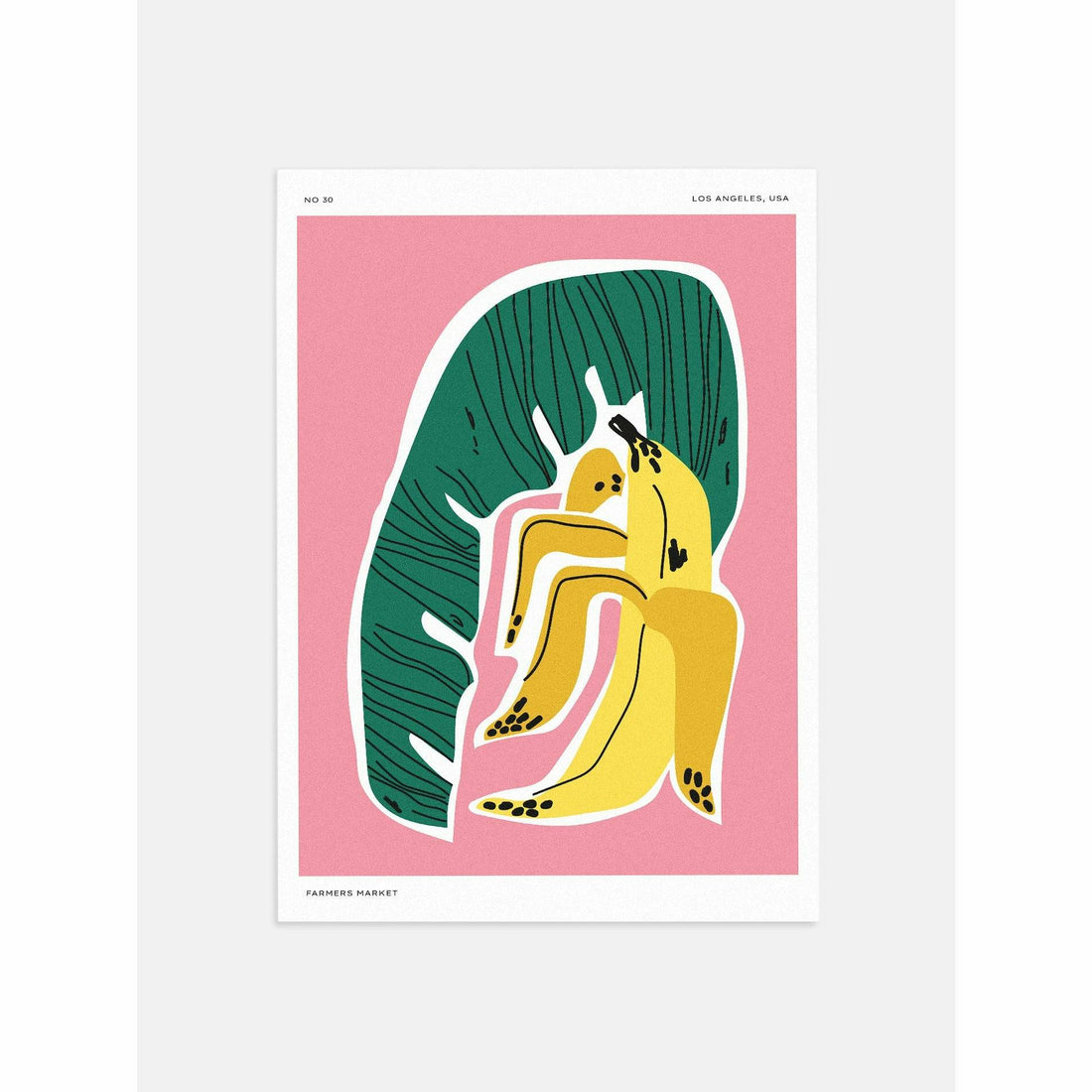 Banana Modern Kitchen Wall Art