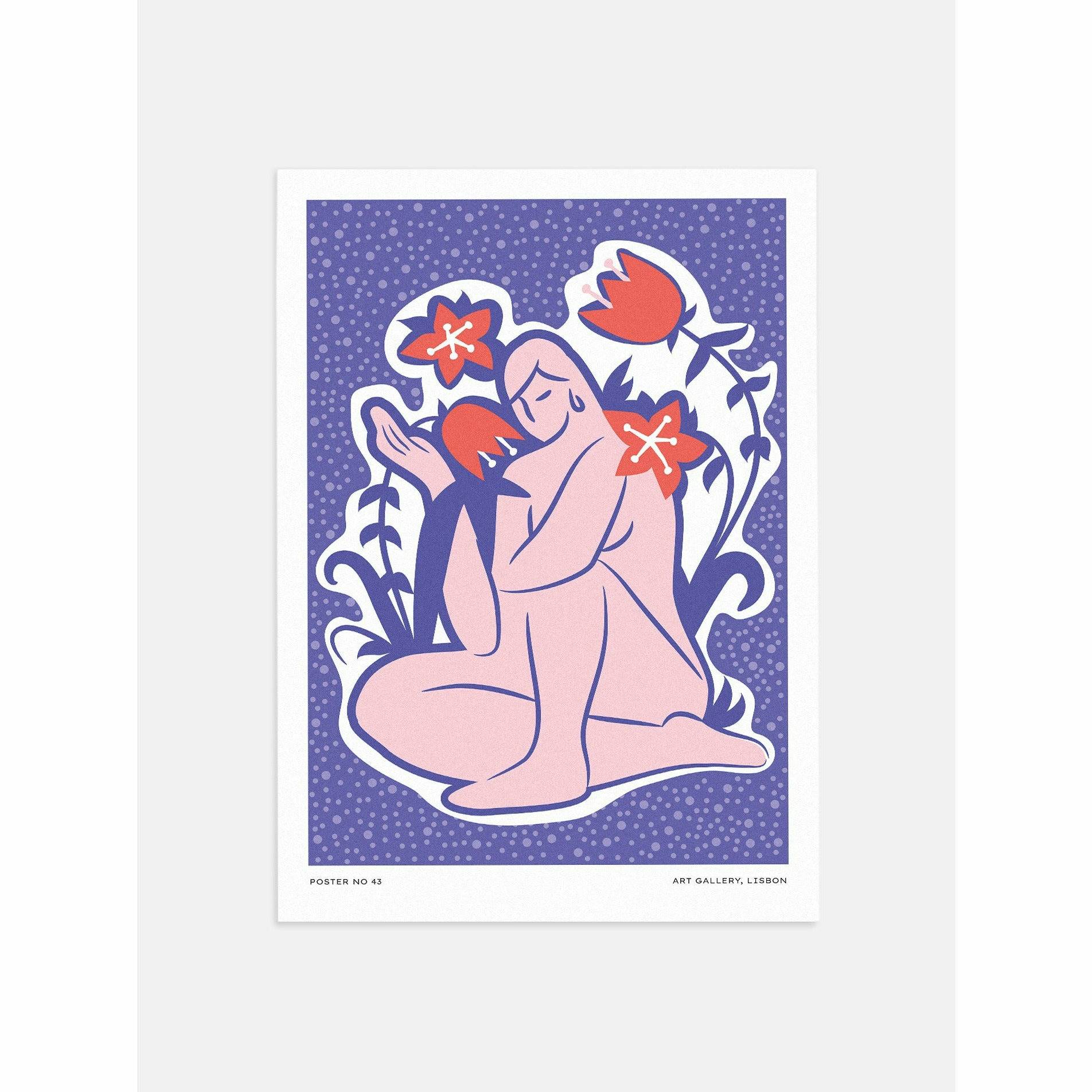Purple bedroom wall art 