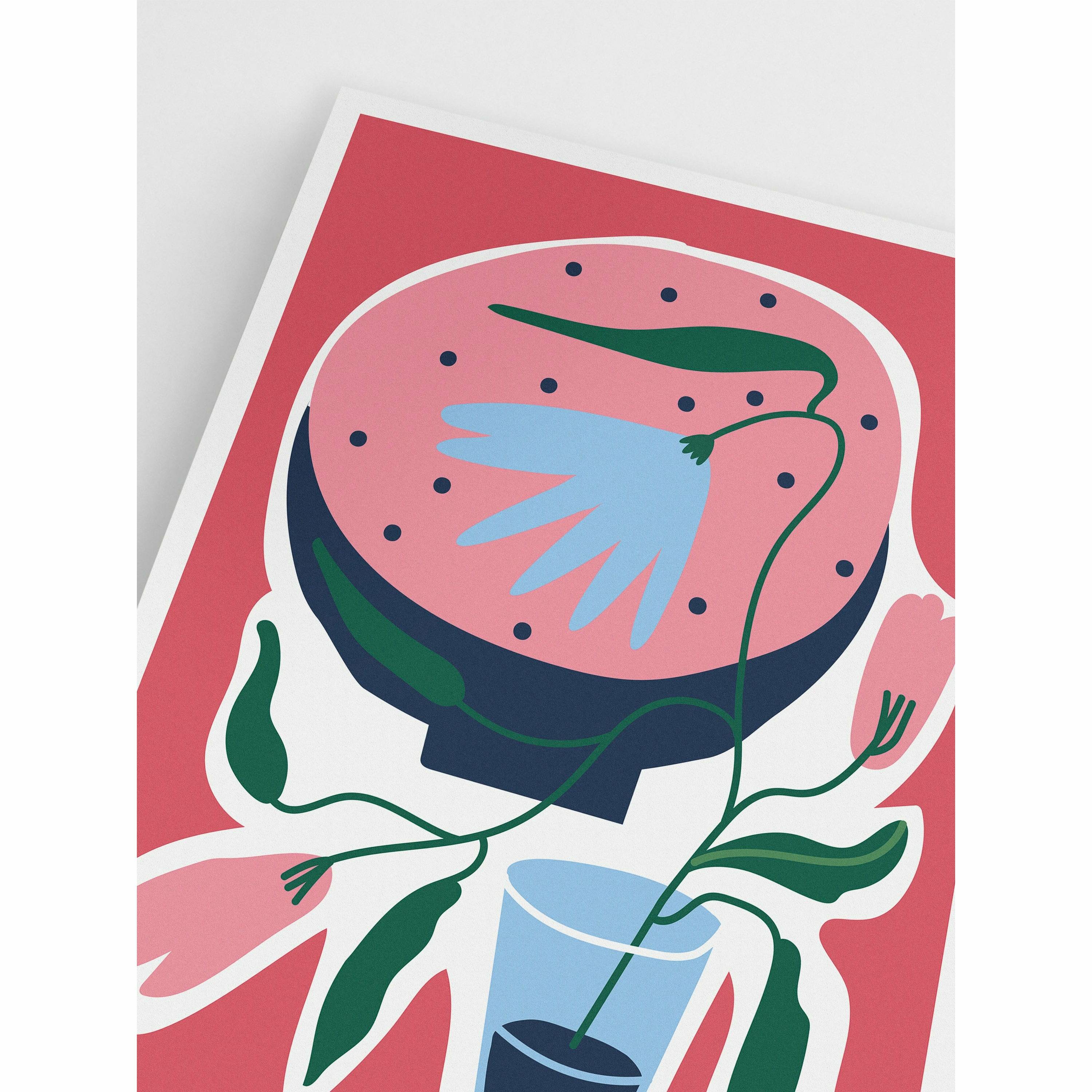 Abstract Floral Poster