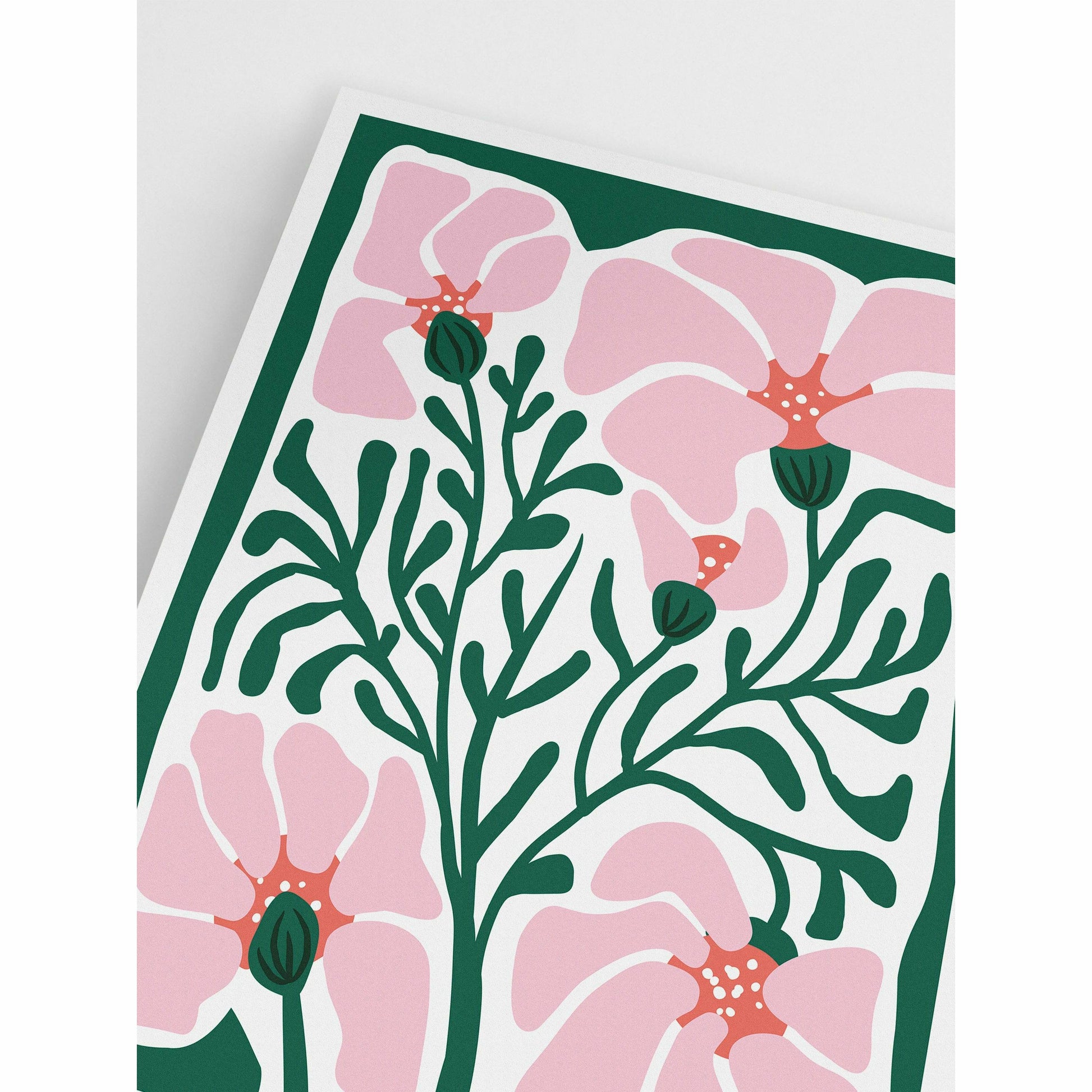 Abstract Flower Art Bedroom Wall Art