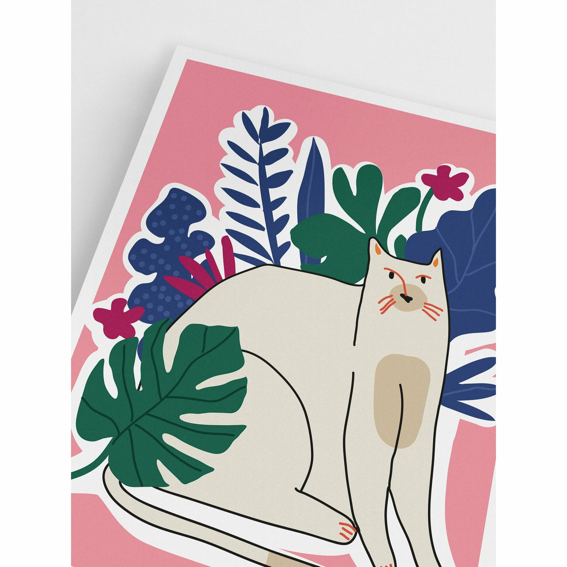 Cat Animal Wall Art Poster