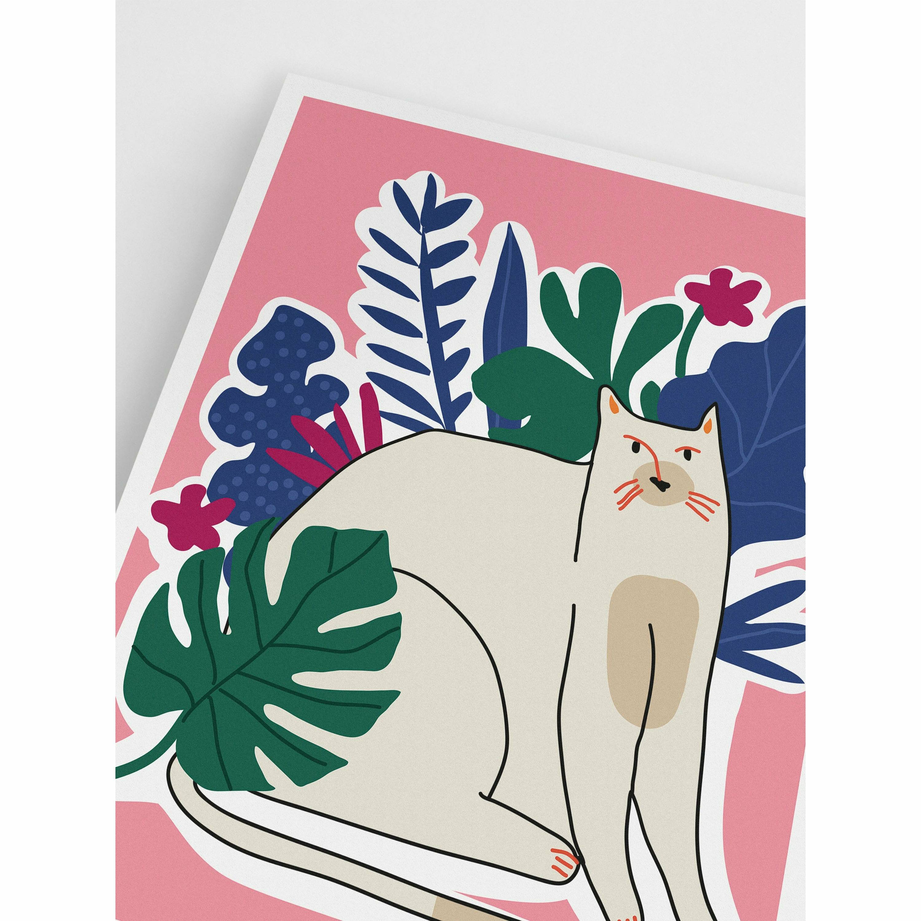 Cat Animal Wall Art Poster