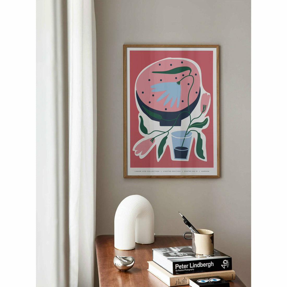 Abstract Floral Print for Bedroom