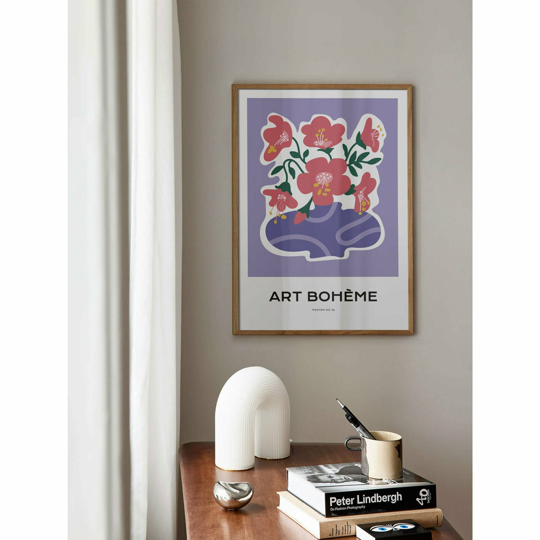 Purple and Pink Bedroom Wall Decor
