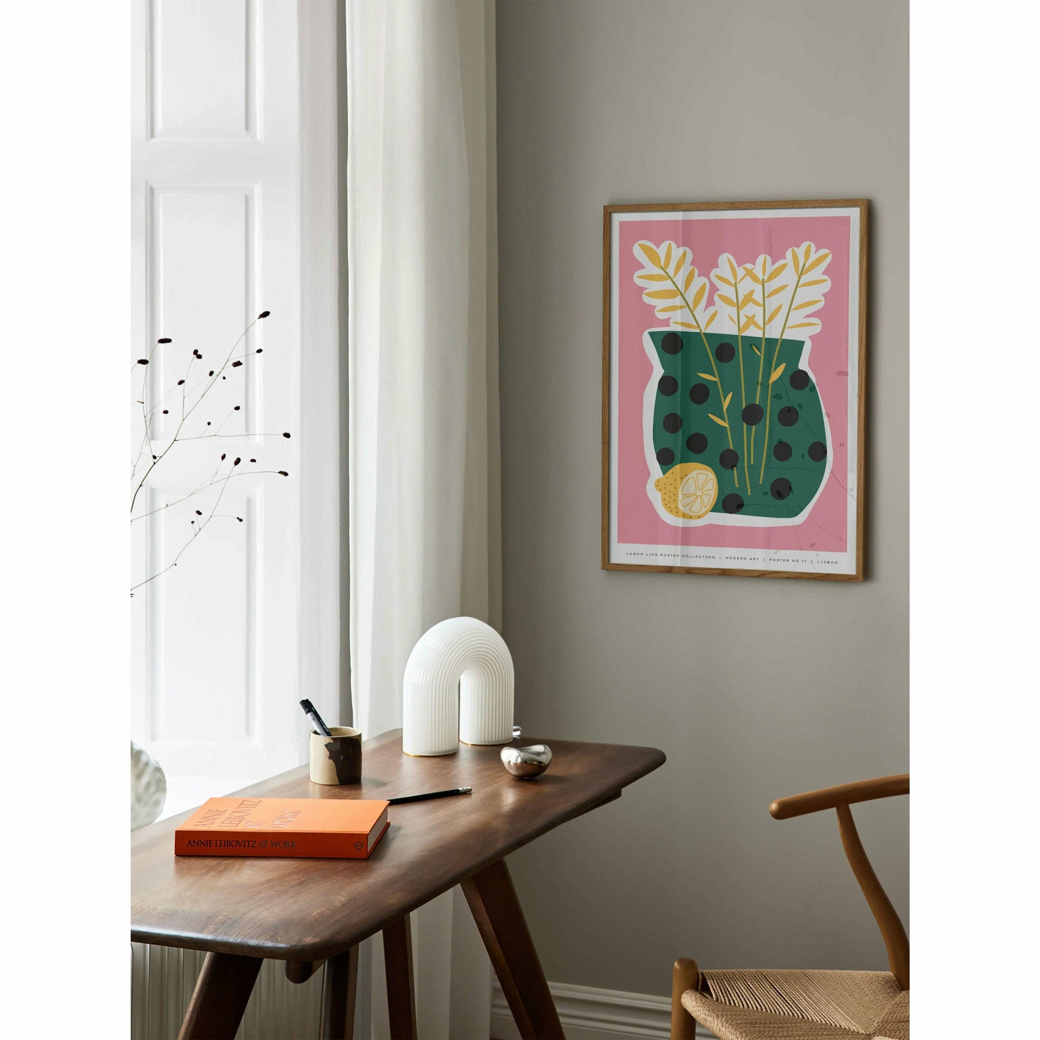 Pink Abstract Poster 