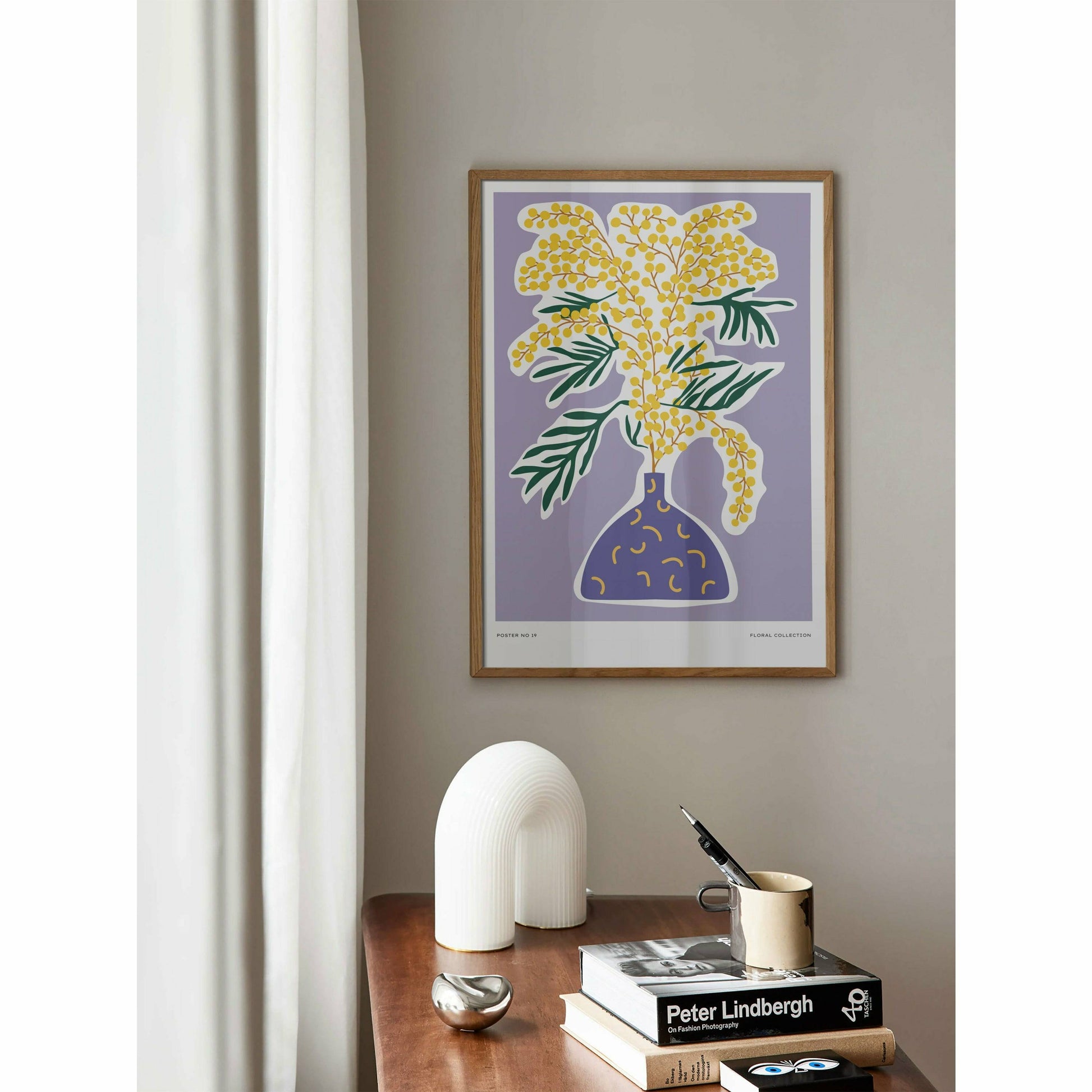 Yellow Floral Poster