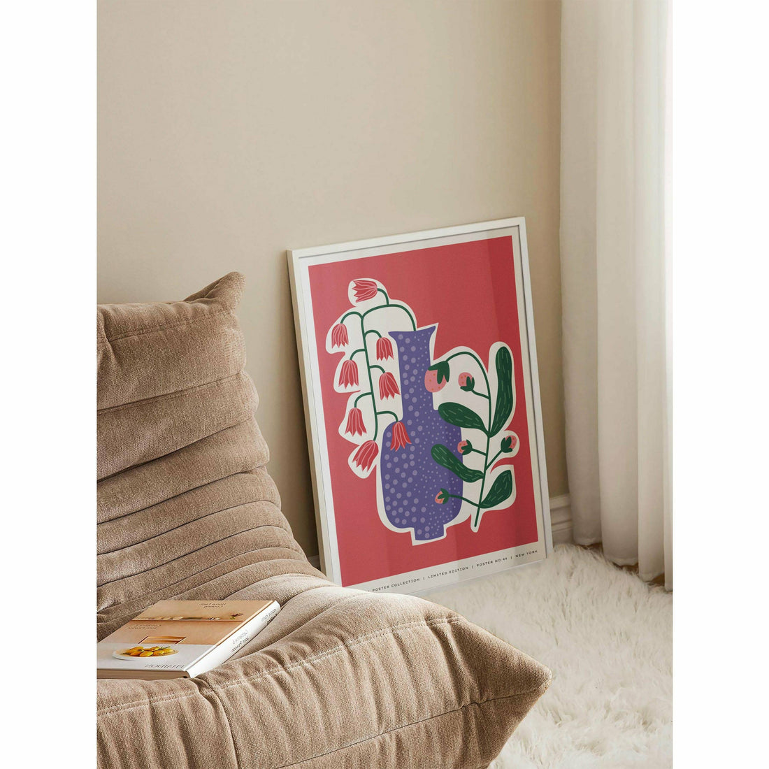Rich pinks and purples Poster