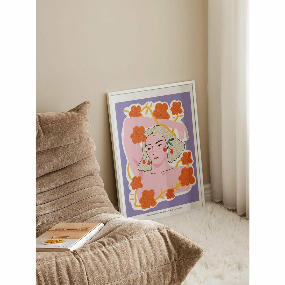 Modern Woman Bedroom Wall Art 